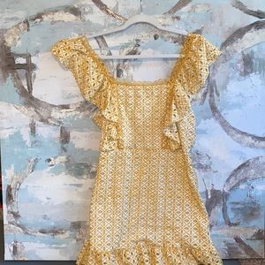 Topshop Yellow Sundress